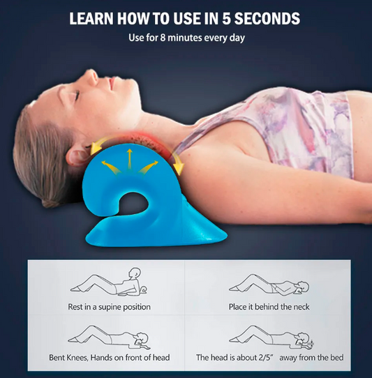 💆♀️ ALMOHADA CERVICAL ORTOPÉDICA™ – ALIVIO INMEDIATO EN 10 MINUTOS