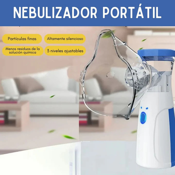 NEBULIZADOR PORTÁTIL™-  TU COMPAÑERO DE SALUD RESPIRATORIA