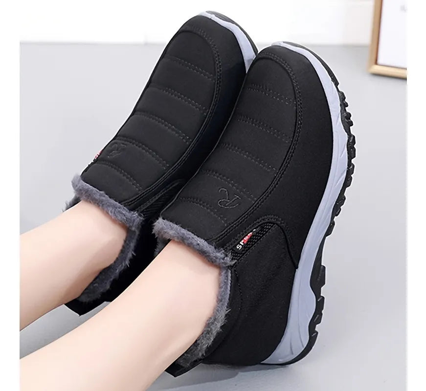 Botines Cálidos de Cuero Sintético