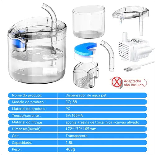 🐾 FUENTE DE AGUA AUTOMÁTICA™- INTELIGENTE PARA MASCOTAS
