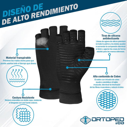 Guantes™- de Compresión de Cobre