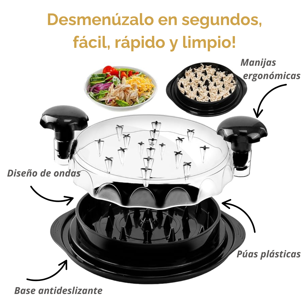 Pollo Perfecto™- Triturador carne pollo