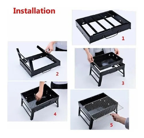 Parrilla™- De Carbón Plegable BBQ